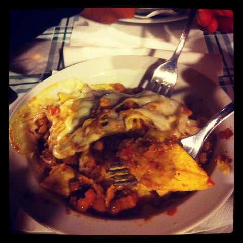 シチリアでメキシコ料理を食す。