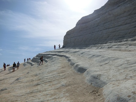 アグリジェントの名所「Scala dei Turchi」