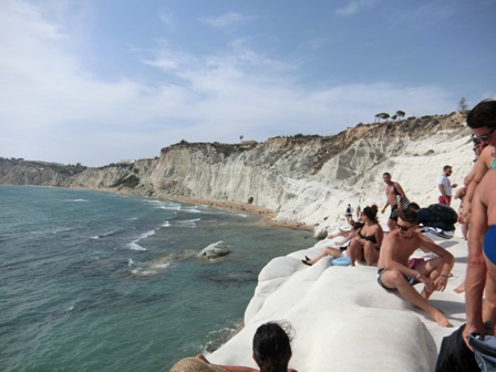 アグリジェントの名所「Scala dei Turchi」