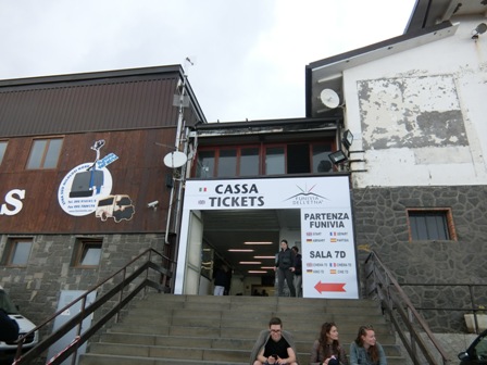 世界遺産エトナ山の南側から登山