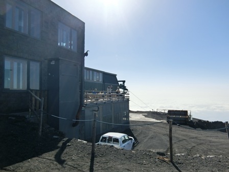 世界遺産エトナ山の南側から登山