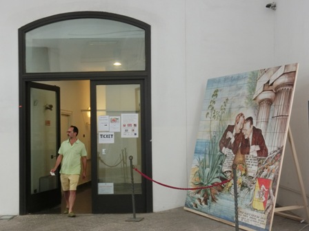 パレルモで行われている玉・ラグーサさんの展覧会 パレルモで行われている玉・ラグーサさんの展覧会